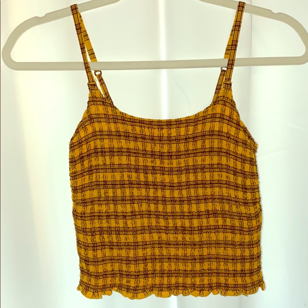 Hollister Plaid Tank Top